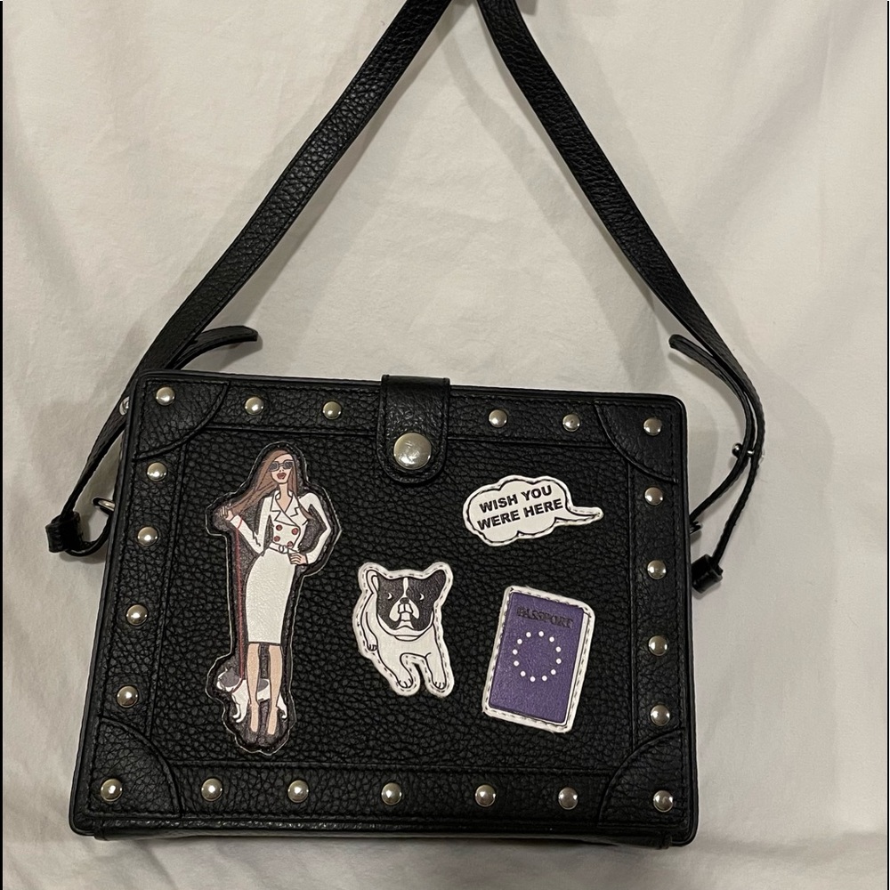Barbara Rihl Paris Sarah Traveling Box Purse Black